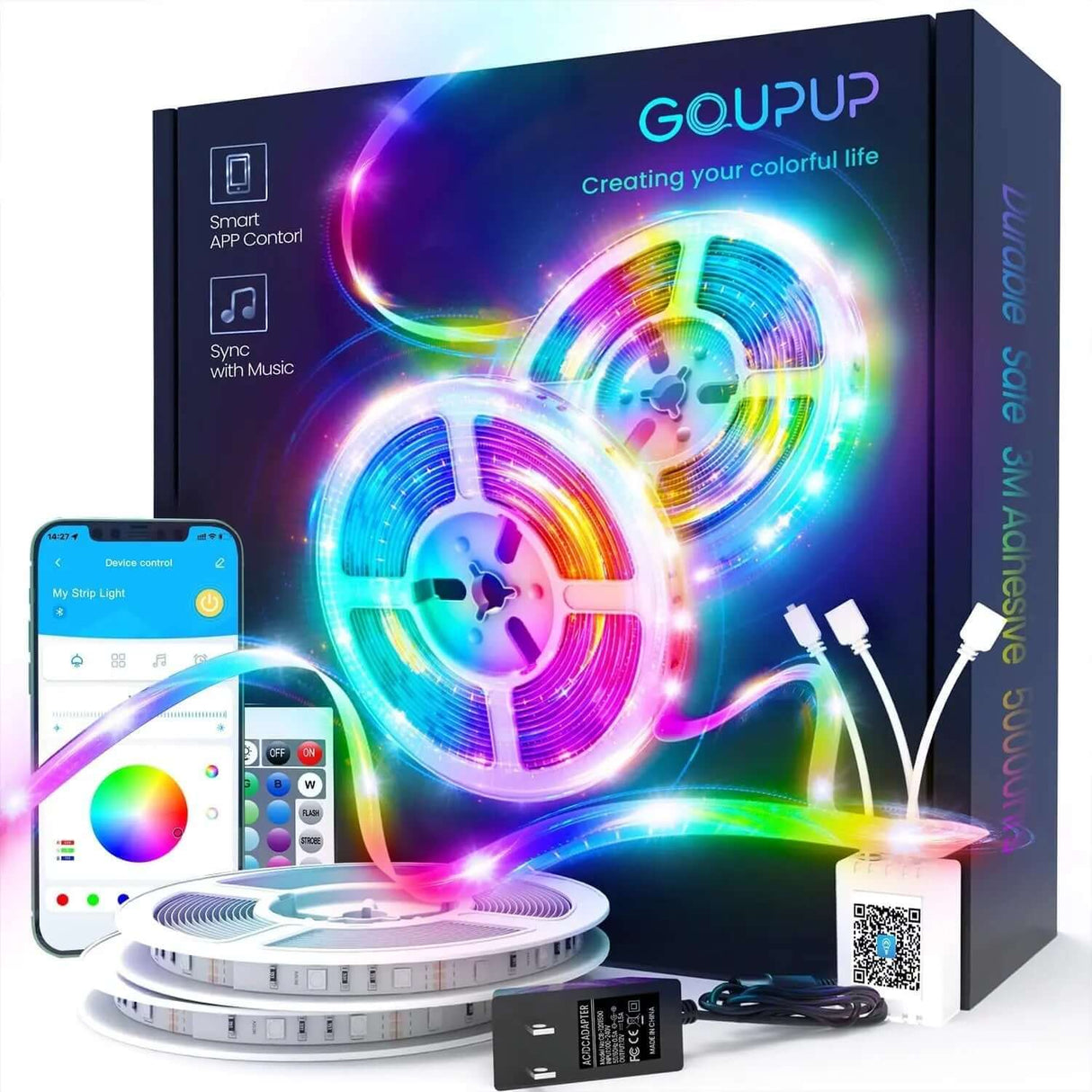 Transform Your Space with Bluetooth LED Strip Lights-Allen Cozy Haven Store