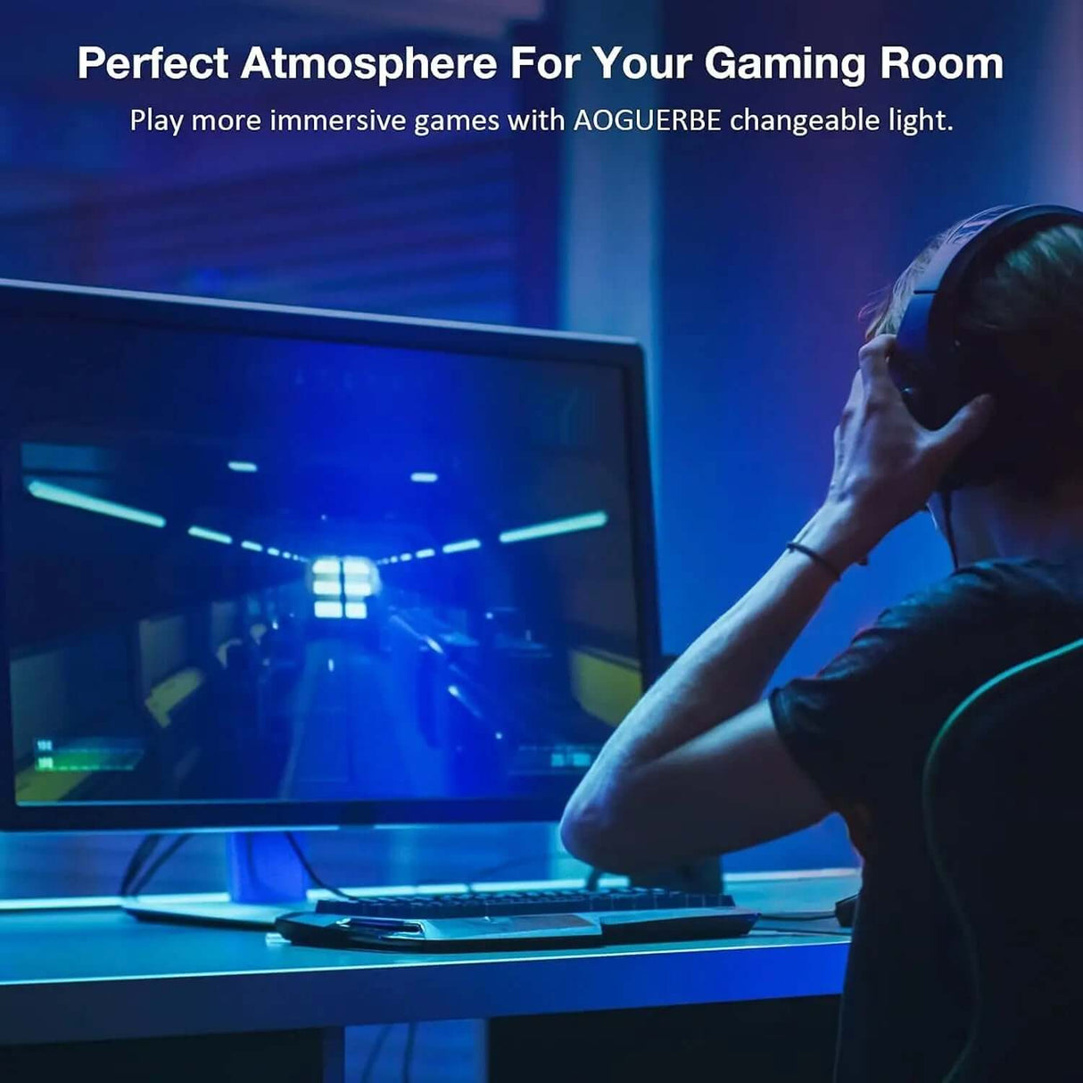 50 Ft Ultra Long 5050 RGB LED Strip Lights for Bedroom - Smart Music Sync, Color Changing with Bluetooth App & Remote Control for Home-Allen Cozy Haven Store
