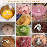 5L Electric Meat Grinders Multifunctional Vegetable Slicer Chopper 304Stainless Steel Food Processor Mixer Machine Kitchen Tool Allen Cozy Haven Store