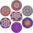 6-Piece Mandala Diamond Painting Coaster Set with Holder - Art Kits-Allen Cozy Haven Store
