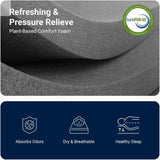 8 Inch Twin Mattress with Gel Memory Foam for Cooling Sleep, Pressure Relief, Fiberglass Free CertiPUR-US Certified Allen Cozy Haven Store