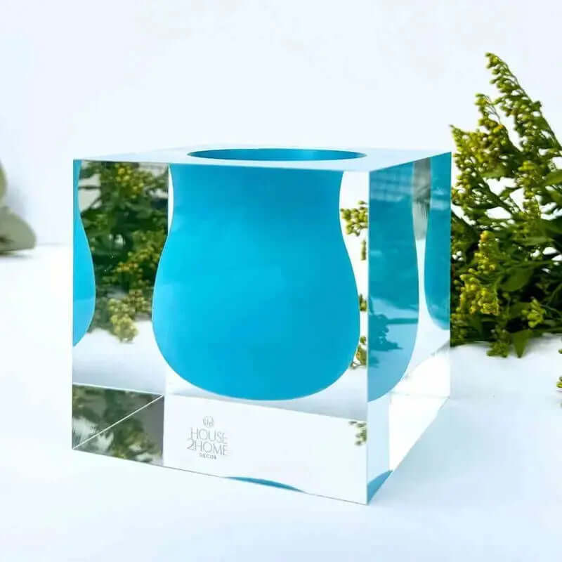 Acrylic Balloon Vase-Allen Cozy Haven Store