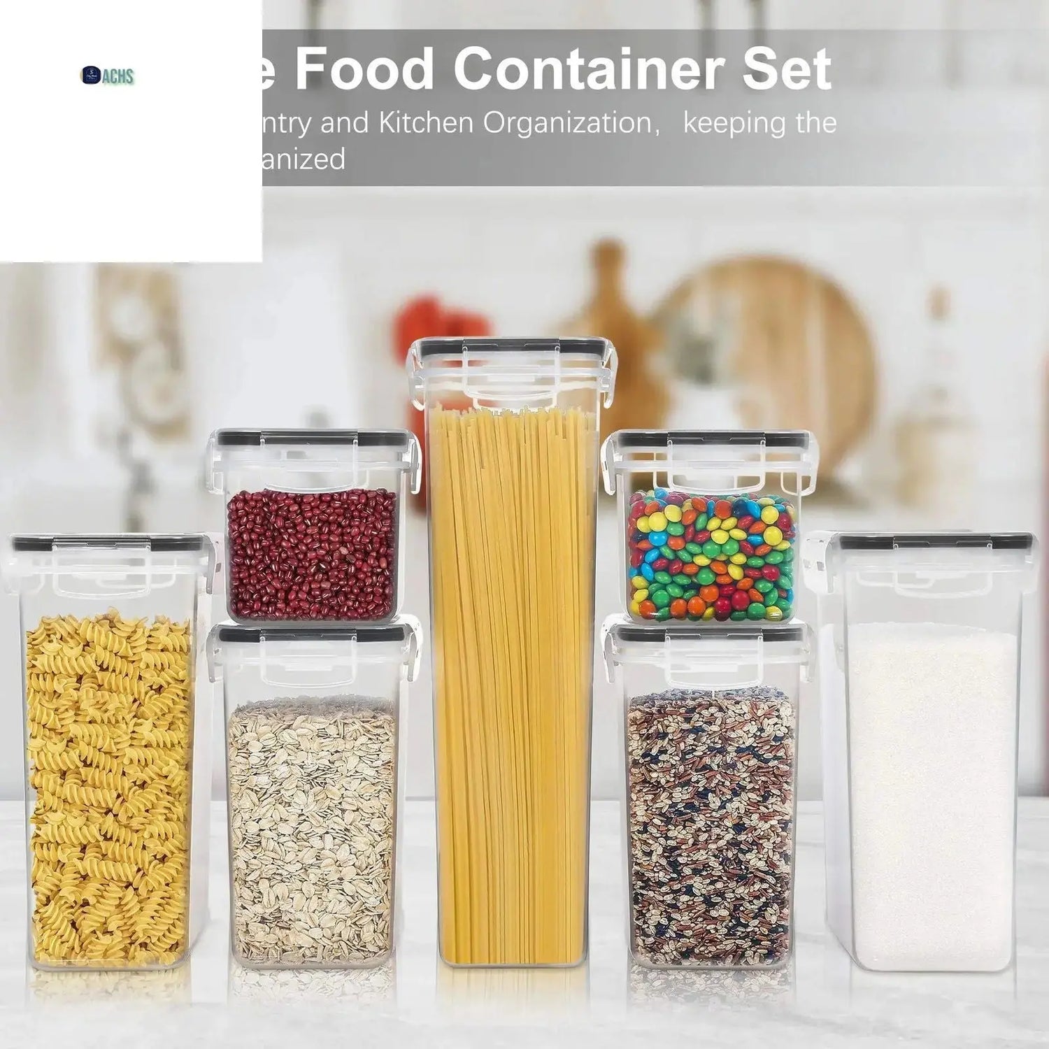 Airtight BPA-Free 7-Piece Food Storage Container Set - Allen Cozy Haven Store -  