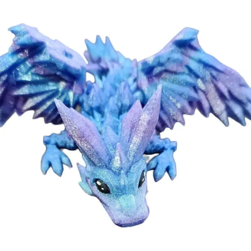 Articulated Crystal Dragon Wing Figurine for Elegant Home Decor-Allen Cozy Haven Store