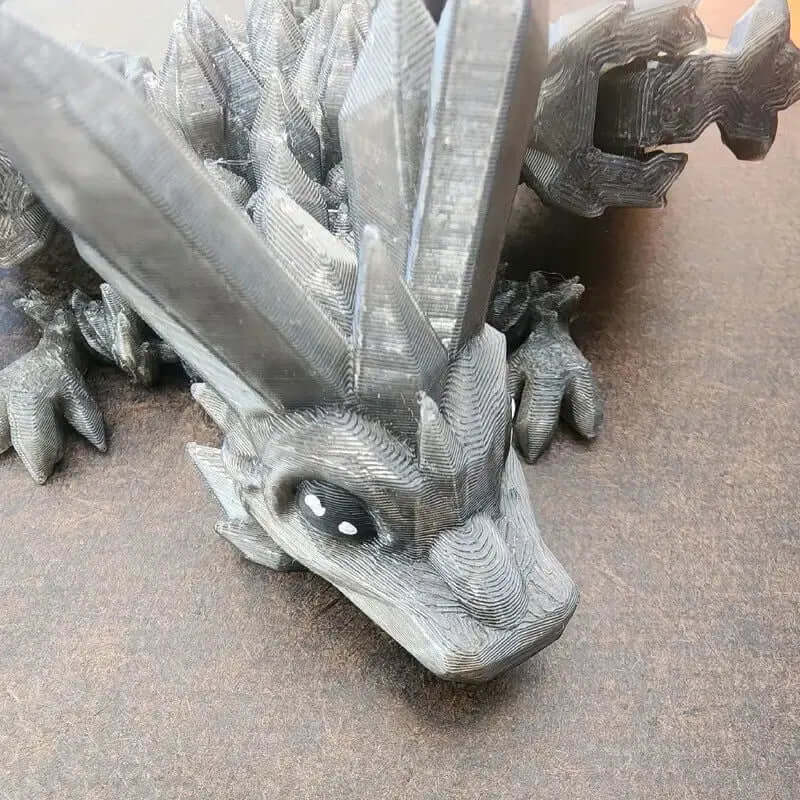 Articulated Crystal Dragon Wing Figurine for Elegant Home Decor-Allen Cozy Haven Store