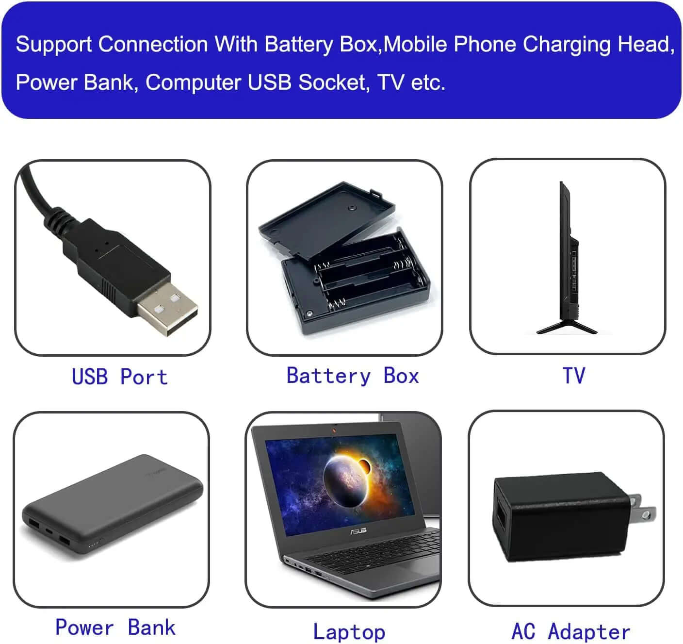 Battery Operated LED Strip Lights - 13.2 Ft Flexible USB Light Strips for Home Décor, DIY Projects, and Special Occasions - Non-Waterproof, Set of 2-Allen Cozy Haven Store