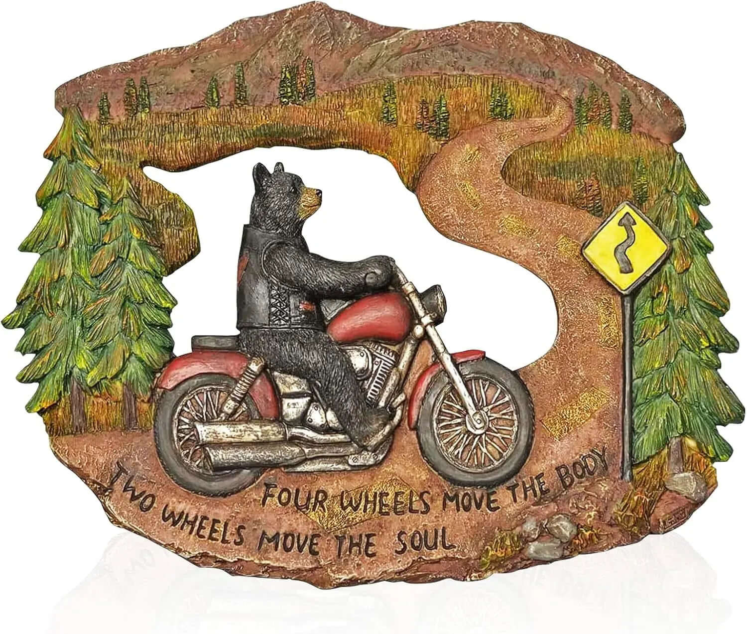 Themed Wall Art- "Four wheels move the body, Two wheels move the soul"-Allen Cozy Haven Store