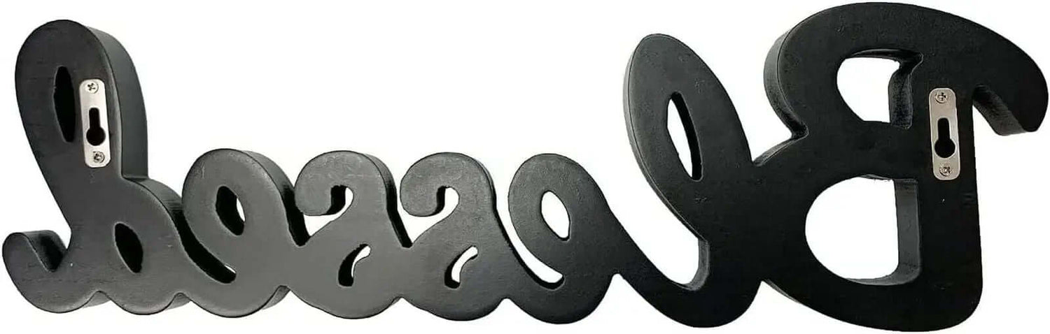 "16'' Black 'Blessed' Cut-Out Block Letters Wooden Home Decor-Allen Cozy Haven Store