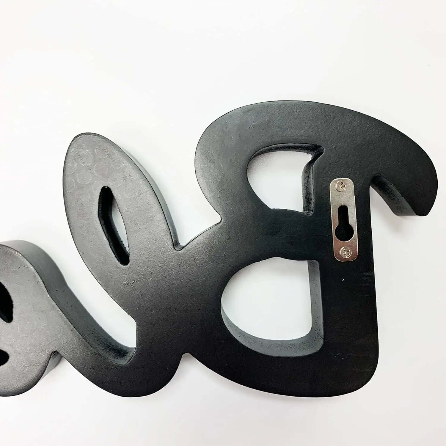 "16'' Black 'Blessed' Cut-Out Block Letters Wooden Home Decor-Allen Cozy Haven Store