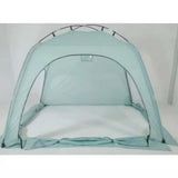 Blue Indoor Privacy Play Bed Tent for Kids - 79" x 59" x 57"-Allen Cozy Haven Store