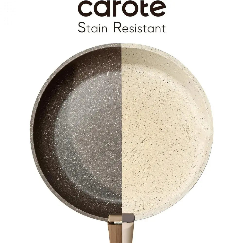 CAROTE 17-Piece Non-Stick Pots and Pans Set with Removable Handles, Cookware Set for Kitchen, Oven and Dishwasher Safe Allen Cozy Haven Store