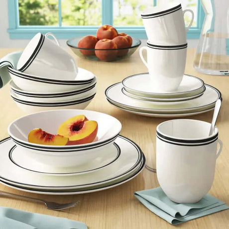 Callision 16-Piece Dinnerware Set for Four Persons-Allen Cozy Haven Store