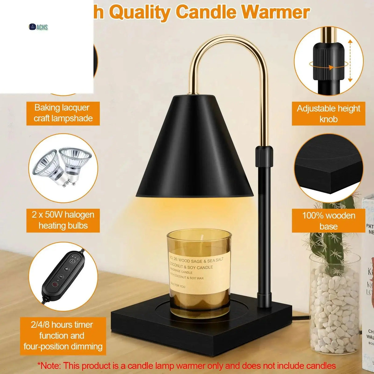Candle Warmer Lamp with Timer Compatible with Jar Candles - Allen Cozy Haven Store -  
