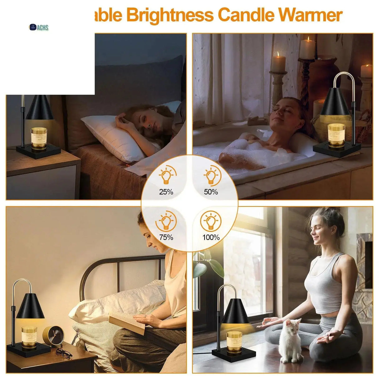 Candle Warmer Lamp with Timer Compatible with Jar Candles - Allen Cozy Haven Store -  