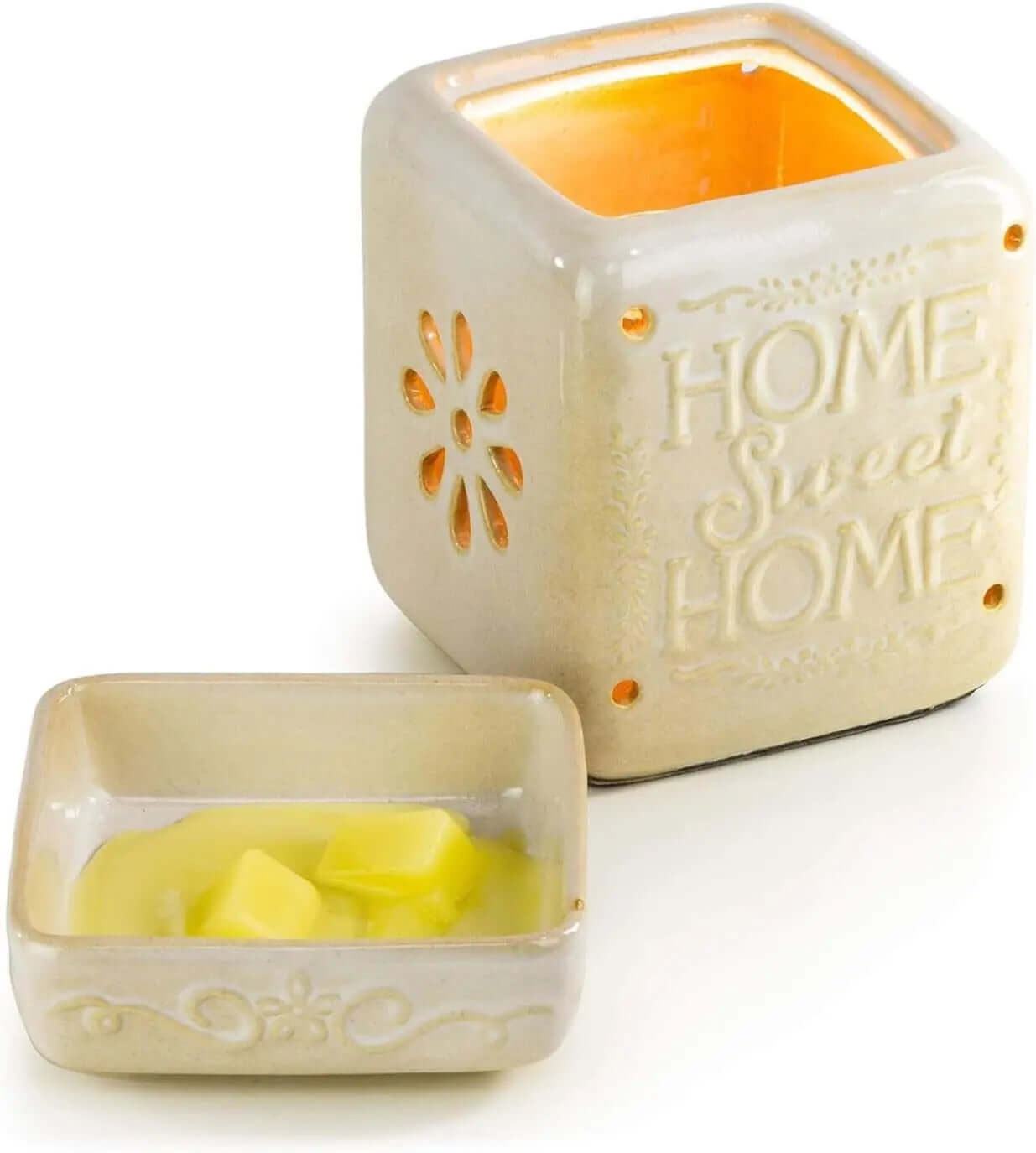 Home Sweet Home Fragrance and Essential Oil warmer for Scented Wax-Allen Cozy Haven Store