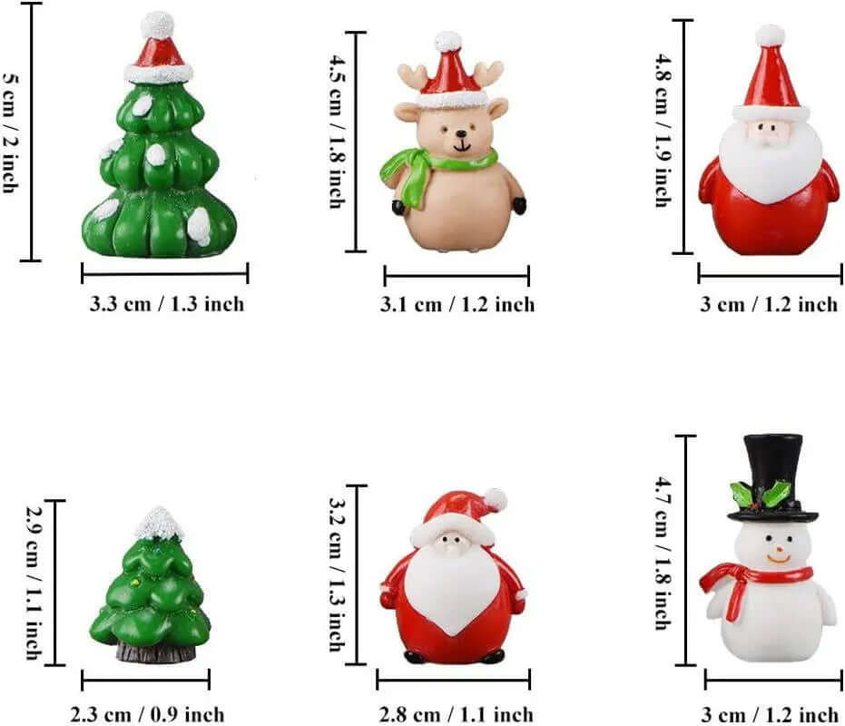 Christmas Miniature Ornaments Kit - 17-Piece-Allen Cozy Haven Store