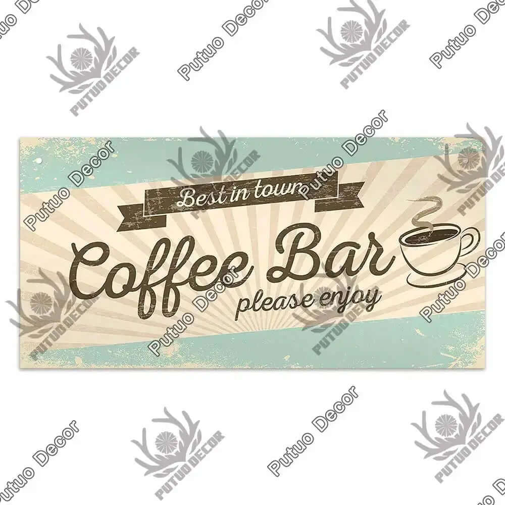 Coffee Wooden Hanging Signs Decorative Plaques Door Wooden Plaque in Home Decor Cafe Kitchen Hanging Home Decor-Allen Cozy Haven Store
