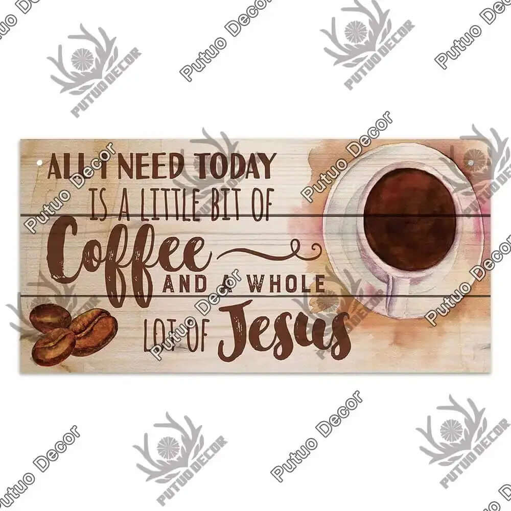 Coffee Wooden Hanging Signs Decorative Plaques Door Wooden Plaque in Home Decor Cafe Kitchen Hanging Home Decor-Allen Cozy Haven Store