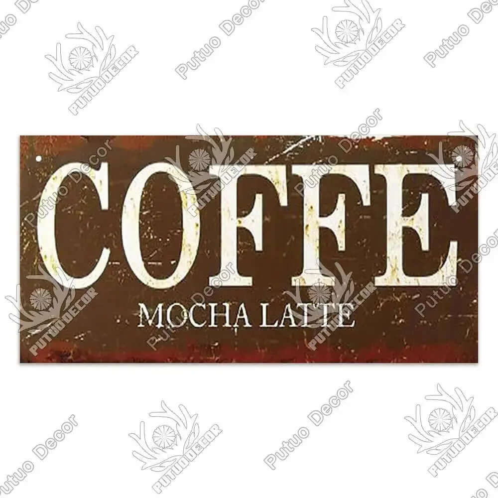 Coffee Wooden Hanging Signs Decorative Plaques Door Wooden Plaque in Home Decor Cafe Kitchen Hanging Home Decor-Allen Cozy Haven Store