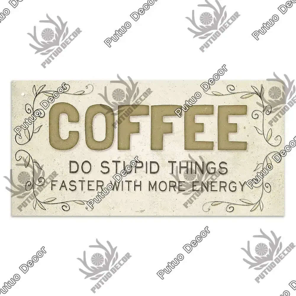 Coffee Wooden Hanging Signs Decorative Plaques Door Wooden Plaque in Home Decor Cafe Kitchen Hanging Home Decor-Allen Cozy Haven Store