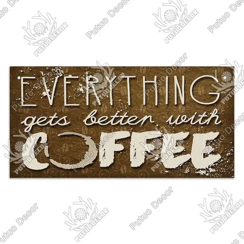 Coffee Wooden Hanging Signs Decorative Plaques Door Wooden Plaque in Home Decor Cafe Kitchen Hanging Home Decor-Allen Cozy Haven Store