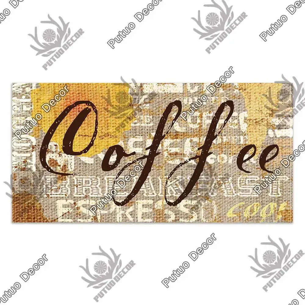 Coffee Wooden Hanging Signs Decorative Plaques Door Wooden Plaque in Home Decor Cafe Kitchen Hanging Home Decor-Allen Cozy Haven Store