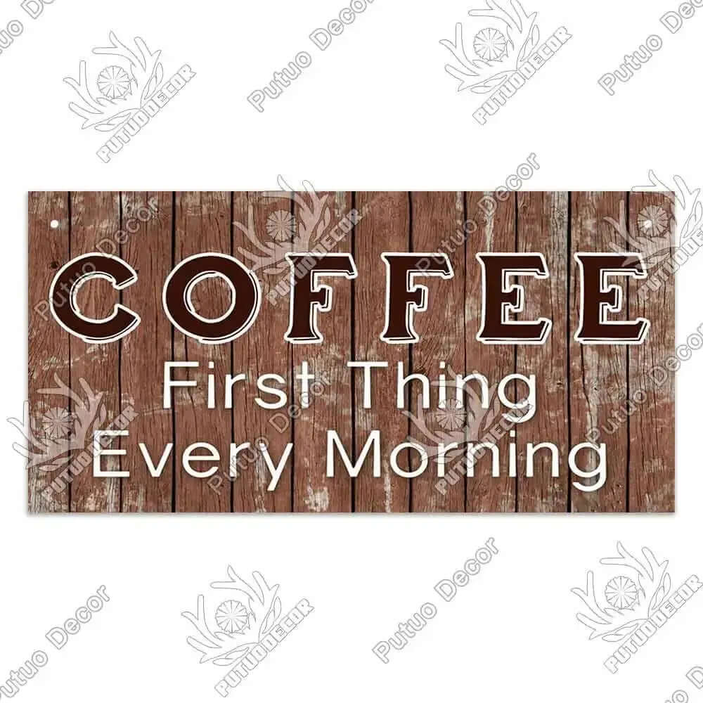 Coffee Wooden Hanging Signs Decorative Plaques Door Wooden Plaque in Home Decor Cafe Kitchen Hanging Home Decor-Allen Cozy Haven Store