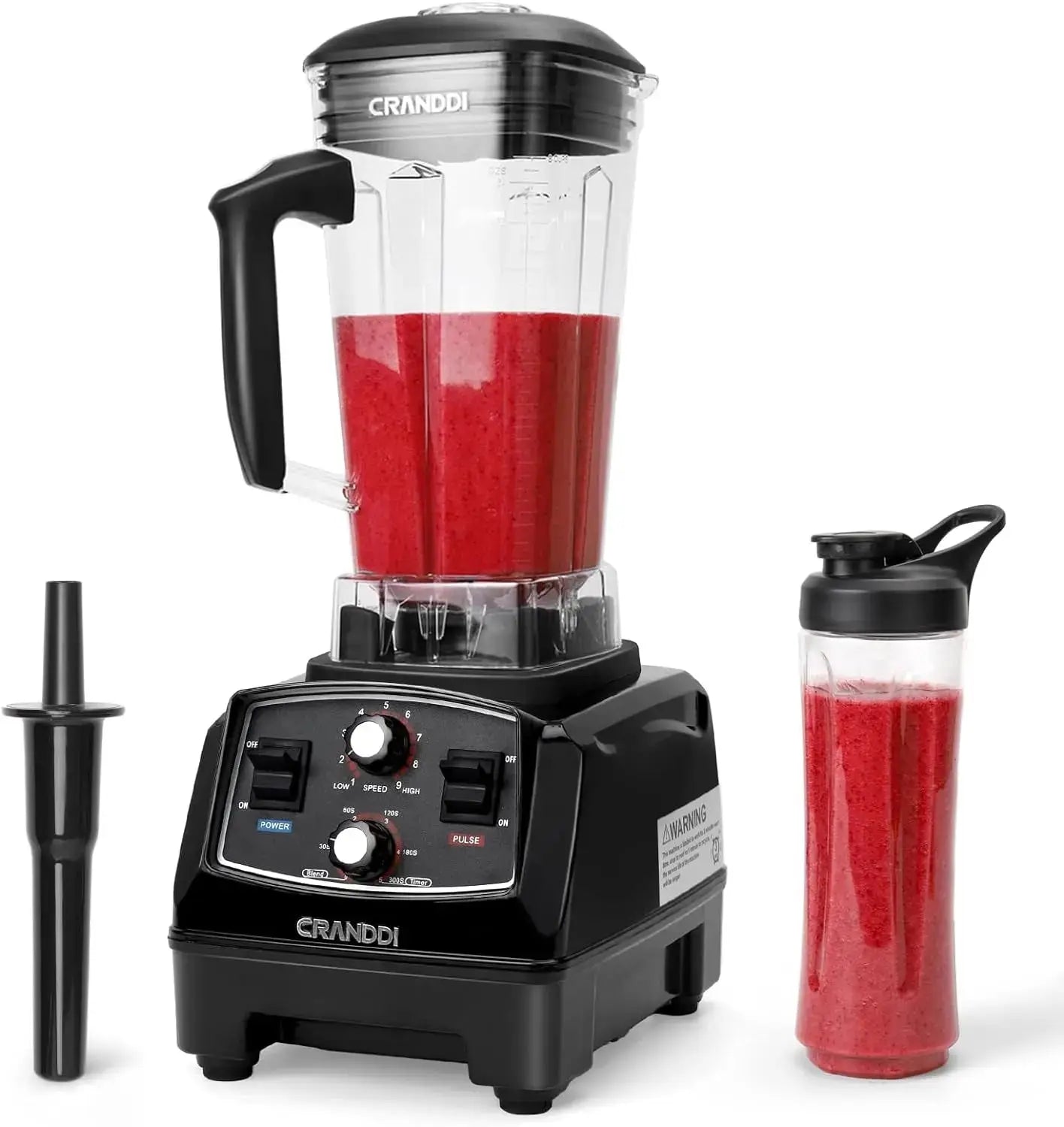 Commercial Blender with Timer, 70oz Capacity with 1500W-Allen Cozy Haven Store