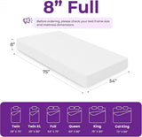 Cooling Gel Memory Foam Mattress - Medium Firm Allen Cozy Haven Store