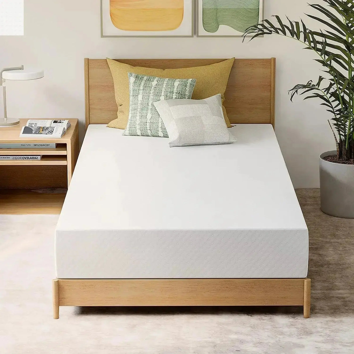 Cooling Gel Memory Foam Mattress - Medium Firm Allen Cozy Haven Store