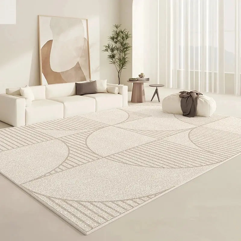Cream Style Carpets for Living Room Fluffy Soft Plush Rug Minimalist Lounge Floor Mat Home Bedroom Decor Bedside Carpet Allen Cozy Haven Store