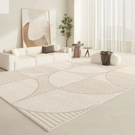 Cream Style Carpets for Living Room Fluffy Soft Plush Rug Minimalist Lounge Floor Mat Home Bedroom Decor Bedside Carpet Allen Cozy Haven Store