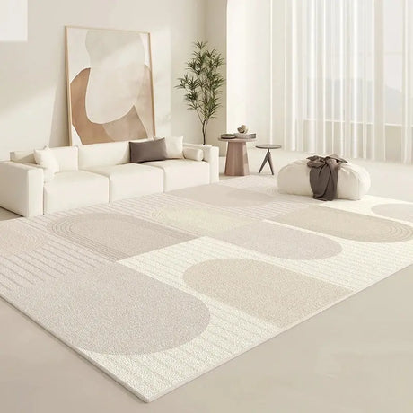 Cream Style Carpets for Living Room Fluffy Soft Plush Rug Minimalist Lounge Floor Mat Home Bedroom Decor Bedside Carpet Allen Cozy Haven Store