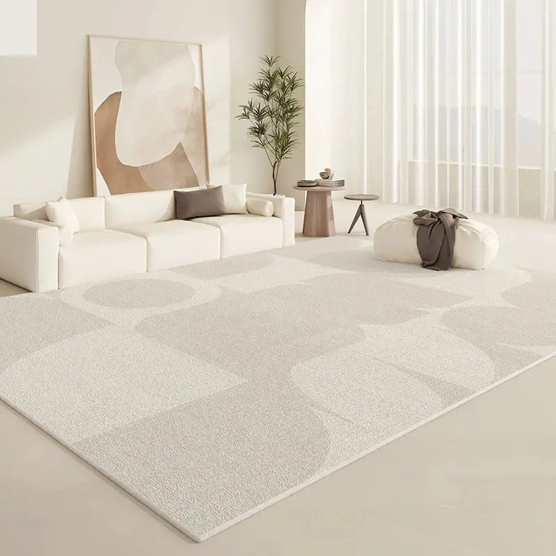 Cream Style Carpets for Living Room Fluffy Soft Plush Rug Minimalist Lounge Floor Mat Home Bedroom Decor Bedside Carpet Allen Cozy Haven Store