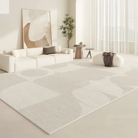 Cream Style Carpets for Living Room Fluffy Soft Plush Rug Minimalist Lounge Floor Mat Home Bedroom Decor Bedside Carpet Allen Cozy Haven Store