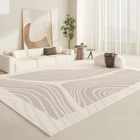 Cream Style Carpets for Living Room Fluffy Soft Plush Rug Minimalist Lounge Floor Mat Home Bedroom Decor Bedside Carpet Allen Cozy Haven Store
