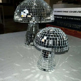 Disco Ball Mushroom - Mirrored Glass Home Décor Accent-Allen Cozy Haven Store