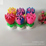 Double Lotus Flower Electronic Music Candle Allen Cozy Haven Store