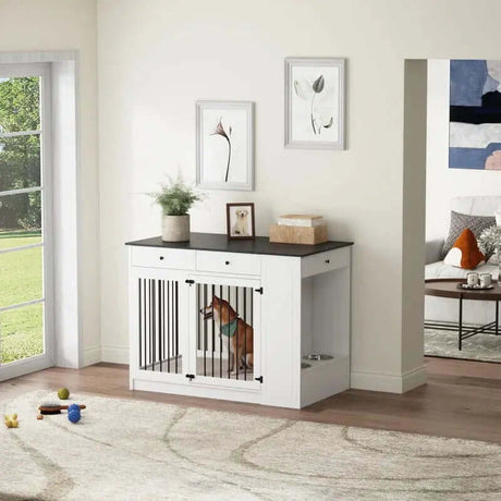 Egina Wooden Furniture Storage Crate with Single Door-Allen Cozy Haven Store