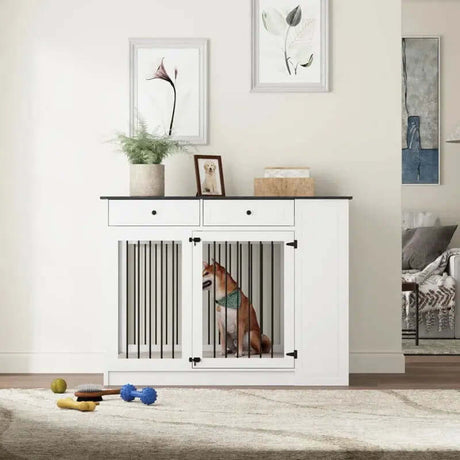 Egina Wooden Furniture Storage Crate with Single Door-Allen Cozy Haven Store