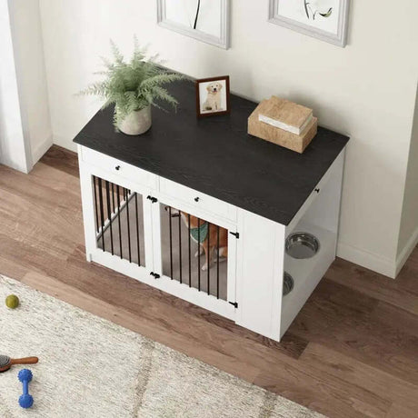 Egina Wooden Furniture Storage Crate with Single Door-Allen Cozy Haven Store