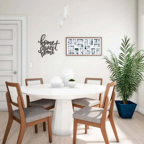 "Elegant Metal Cutout Sign: 'Home Sweet Home'"-Allen Cozy Haven Store