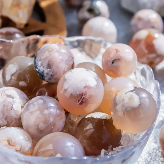 Elegant Natural Crystal Sphere Collection for Home Décor-Allen Cozy Haven Store