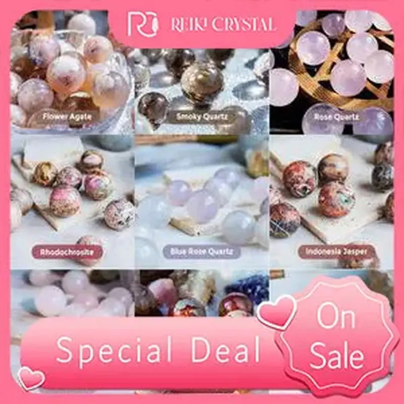 Elegant Natural Crystal Sphere Collection for Home Décor-Allen Cozy Haven Store