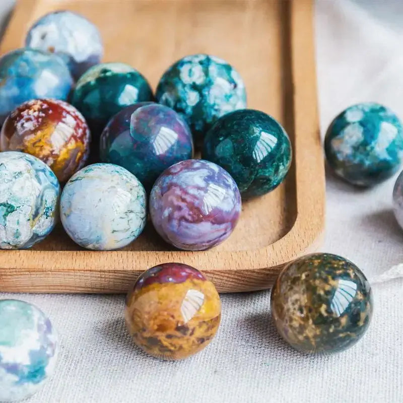 Elegant Natural Crystal Sphere Collection for Home Décor-Allen Cozy Haven Store