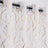 Elegant Tree Branch Sheer Curtains for Bedroom - Metallic Gold and White Grommet Window Treatment Set, 63 Inch Length, 2 Panels (52 x 63 Inch)-Allen Cozy Haven Store