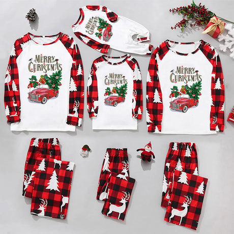 Family Matching Christmas Pajamas-Allen Cozy Haven Store