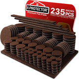 Felt Furniture Pads 235 PCS Premium Furniture Pads - Felt Pads Furniture Feet Best Wood Floor Protectors-Allen Cozy Haven Store