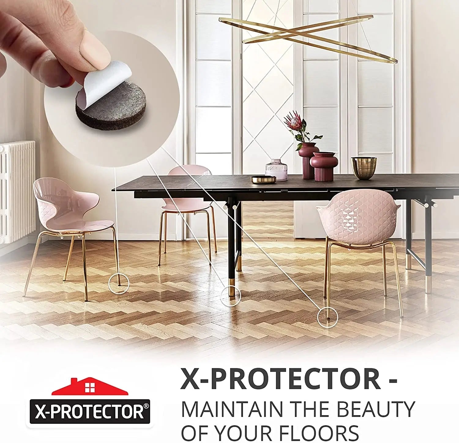 Felt Furniture Pads 235 PCS Premium Furniture Pads - Felt Pads Furniture Feet Best Wood Floor Protectors-Allen Cozy Haven Store