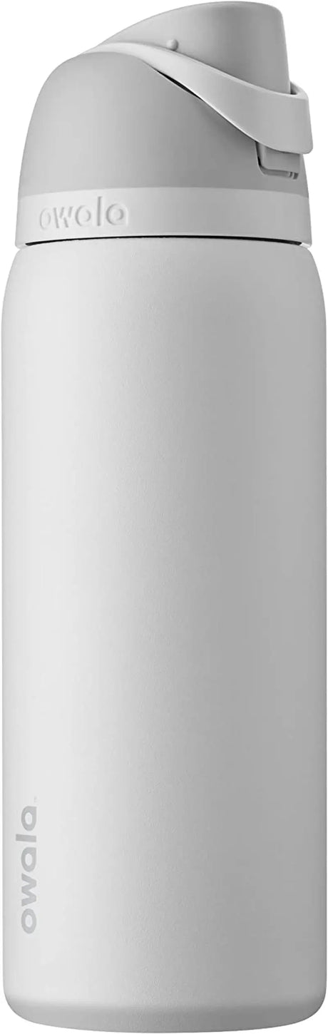 Freesip 24-Ounce Insulated Water Bottle with Straw - BPA-Free, Ideal for Sports and Travel, Dark Color-Allen Cozy Haven Store